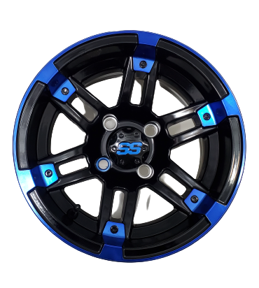 Wheels 12'' davy blue & Black 