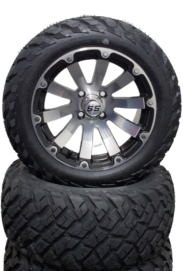 14'' fourly wheel mounted on willy 23x10-14 tire