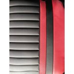Seat cover red / black, Club Car Precedent & Tempo