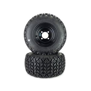 Tire 8 agressive / black wheel