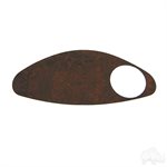 Dash Cover Plate, Dark Woodgrain, Ez-go RXV fleet