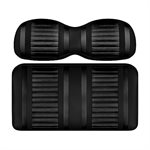 Front Cushion Set, E-Z-Go RXV 08+, Black / Black