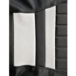 Seat cover White / Black, for rear seat